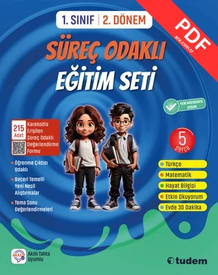 1. Sınıf 2. Dönem 5 Parça Süreç Odaklı Eğitim Seti kitap kapağı