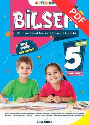 1. Sınıf 2025 Bilsem Sınavına Hazırlık 5'li Deneme Sınavı kitap kapağı