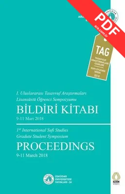 1. Uluslararası Tasavvuf Araştırmaları Lisansüstü Öğrenci Sempozyumu Bildiri Kitabı kitap kapağı