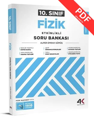 10. Sınıf Fizik Etkinlikli Soru Bankası kitap kapağı
