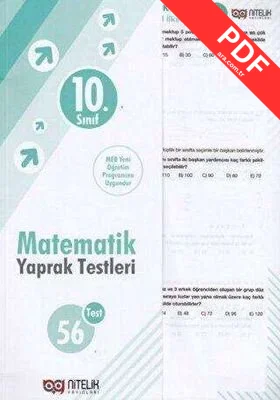 10. Sınıf Matematik Yaprak Testleri kitap kapağı