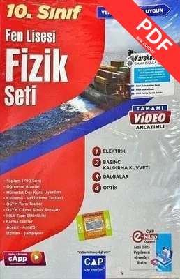 10.Sınıf Fizik Fen Lisesi Set kitap kapağı