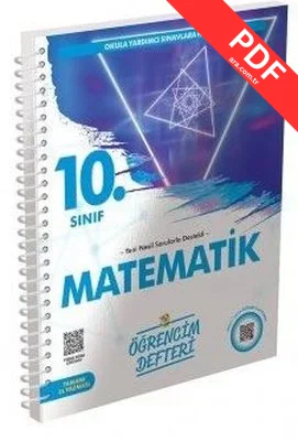 10.Sınıf Matematik Öğrencim Defteri kitap kapağı