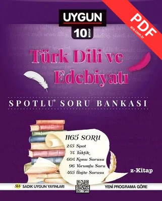 10.Sınıf Spotlu Türk Dili Ve Edebiyatı Soru Bankası kitap kapağı