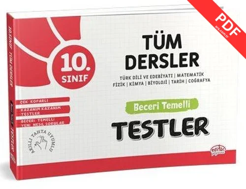 10.Sınıf Tüm Dersler Beceri Temelli Testler kitap kapağı