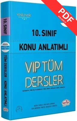 10.Sınıf VIP Tüm Dersler Konu Anlatımlı - Mavi Kitap kitap kapağı