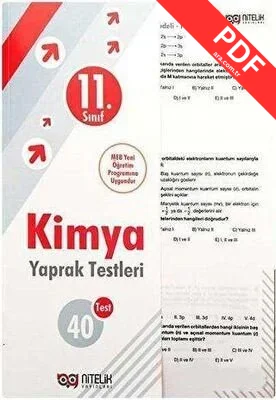11. Sınıf Kimya Yaprak Testleri kitap kapağı