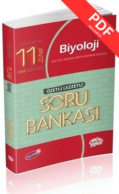 11.Sınıf Biyoloji Soru Bankası-Özetli Lezzetli kitap kapağı