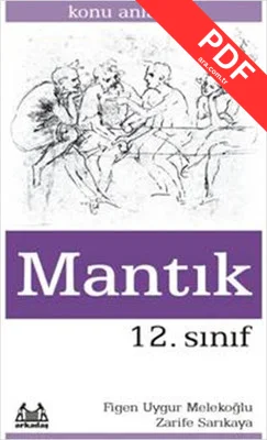 12.Sınıf Mantık Konu Anlatımlı Yardımcı Ders Kitabı kitap kapağı