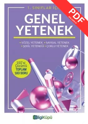 1.Sınıflar İçin Genel Yetenek kitap kapağı