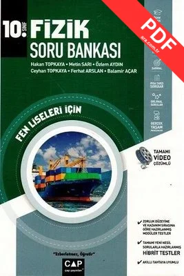 2020 10.Sınıf Fen Lisesi Fizik Soru Bankası kitap kapağı
