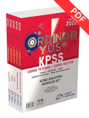 2020 KPSS Ordinaryüs Genel Yetenek Genel Kültür Lisans Modüler Set 1000 kitap kapağı