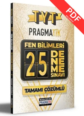 2021 TYT Tamamı Çözümlü Fen Bilimleri 25 Deneme Sınavı Pragmatik Serisi kitap kapağı