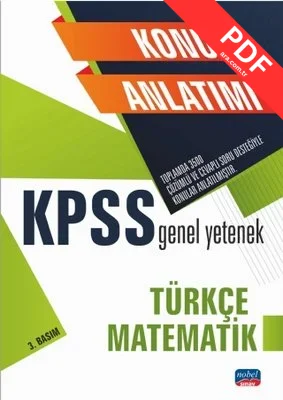 2021 KPSS Genel Yetenek Türkçe Matematik Konu Anlatımı kitap kapağı