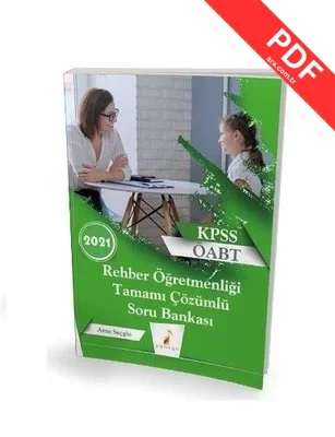 2021 KPSS ÖABT Rehber Öğretmenliği Tamamı Çözümlü Soru Bankası kitap kapağı