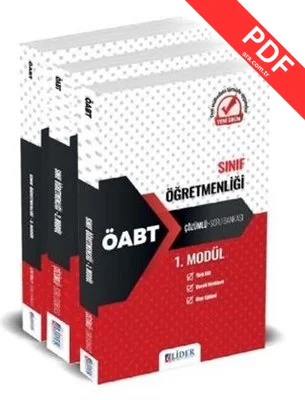 2021 KPSS ÖABT Sınıf Öğretmenliği Soru Bankası Modüler Set Çözümlü kitap kapağı