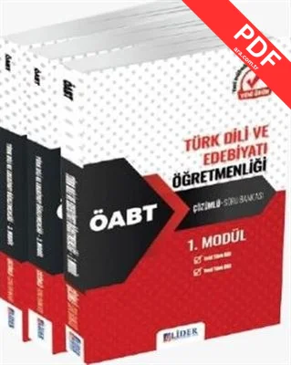 2021 KPSS ÖABT Türk Dili Edebiyatı Öğretmenliği 3'lü Modül Soru Bankas kitap kapağı