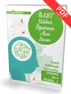 2021 ÖABT Rehber Öğretmenliği Alan Sınavı Bireyi Tanıma Teknikleri Çözümlü Soru Modülü 5 kitap kapağı