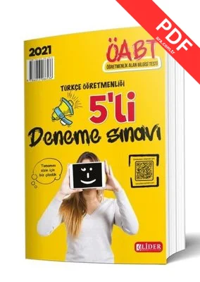 2021 ÖABT Türkçe Öğretmenliği 5'li Deneme kitap kapağı