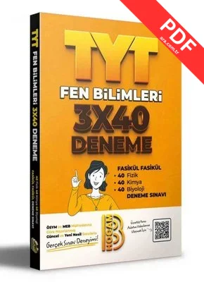 2021 TYT Fen Bilimleri 3x40 Fasikül Denemeler kitap kapağı