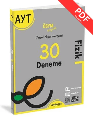 2022 AYT 30 lu Fizik Deneme Sınavı kitap kapağı