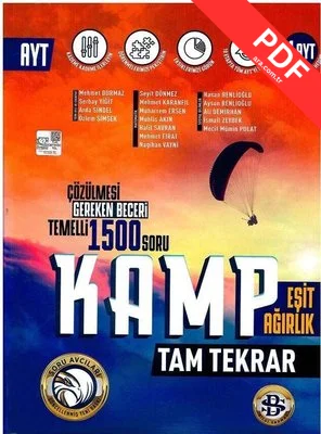 2022 AYT Eşit Ağırlık Tam Tekrar Kamp kitap kapağı