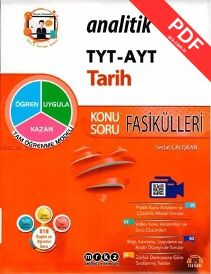 2022 TYT AYT Tarih Analitik Konu Soru Fasikülleri kitap kapağı