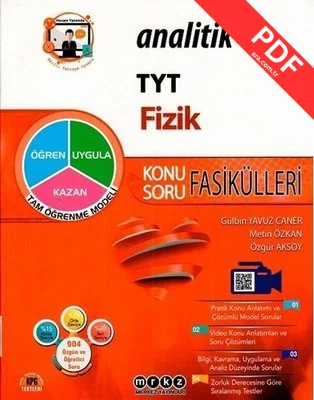 2022 TYT Fizik Analitik Konu Soru Fasiküllleri kitap kapağı