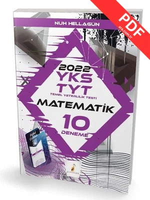 2022 YKS TYT Matematik Dijital Çözümlü 10 Deneme Sınavı kitap kapağı