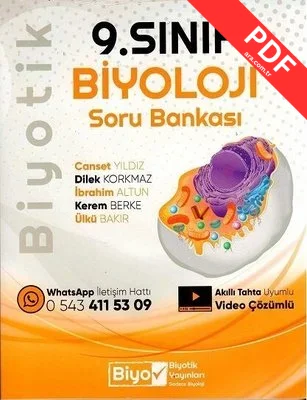 2022 9.Sınıf Biyoloji Soru Bankası kitap kapağı