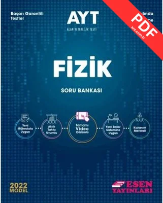 2022 AYT Fizik Soru Bankası kitap kapağı