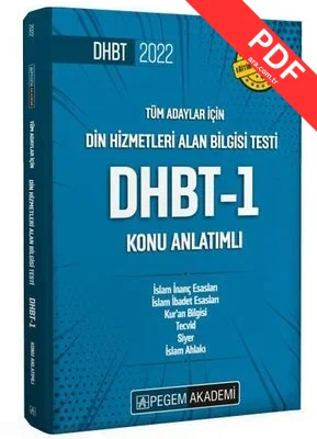 2022 Din Hizmetleri Alan Bilgisi Testi Konu Anlatımı kitap kapağı
