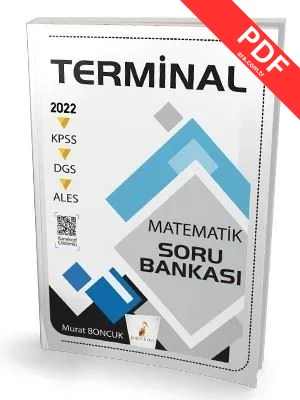2022 KPSS DGS ALES Terminal Matematik Dijital Çözümlü Soru Bankası kitap kapağı
