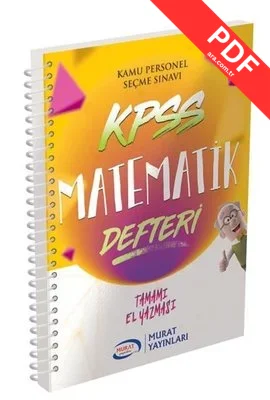 2022 KPSS Matematik Defteri kitap kapağı