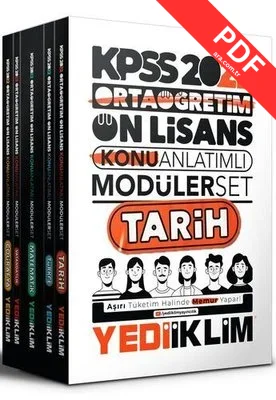 2022 KPSS Ortaöğretim Ön Lisans GY - GK Konu Anlatımlı Modüler Set kitap kapağı