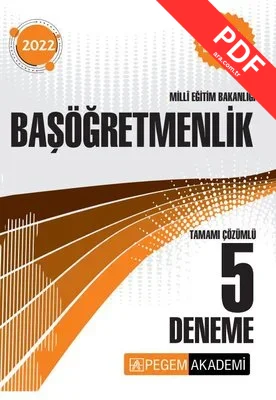 2022 Milli Eğitim Bakanlığı Başöğretmenlik 5 Deneme kitap kapağı