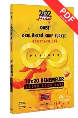2022 ÖABT Payidar Okul Öncesi Sınıf Türkçe Öğretmenliği Çocuk Edebiyatı 10x20 Denemeler kitap kapağı