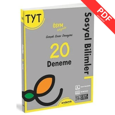 2022 TYT Sosyal Bilimleri 20'li Deneme kitap kapağı