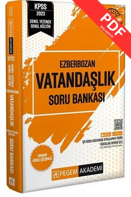 2023 Ezberbozan KPSS Genel Yetenek Genel Kültür Vatandaşlık Soru Bankası kitap kapağı