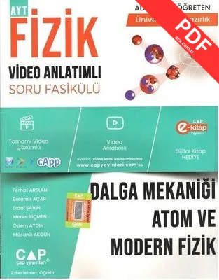 2023 Fizik Dalga Mekaniği Atom ve Modern Fizik Konu Anlatımlı Soru Bankası kitap kapağı