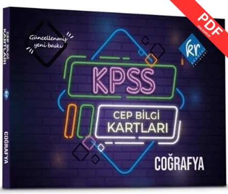 2023 KPSS Coğrafya Cep Bilgi Kartları kitap kapağı