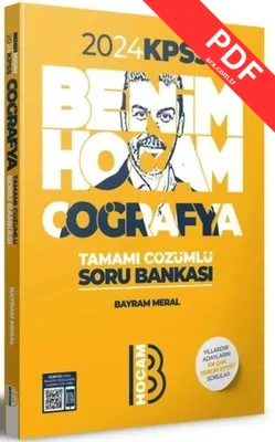 2023 KPSS Coğrafya Tamamı Çözümlü 23 Bordo Deneme kitap kapağı
