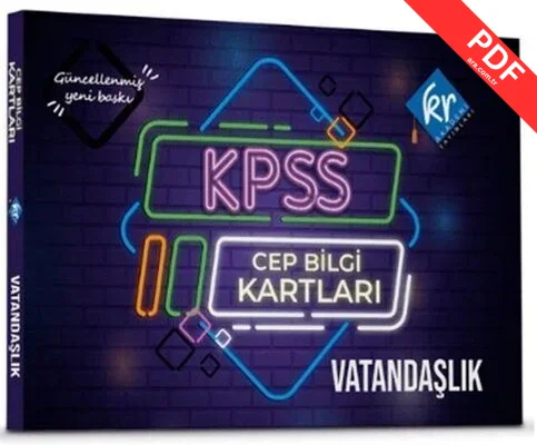 2023 KPSS Vatandaşlık Cep Bilgi Kartları kitap kapağı