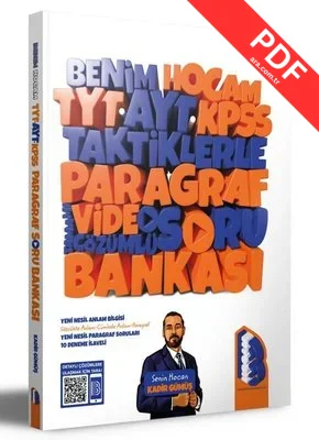 2023 TYT AYT KPSS Taktiklerle Paragraf Tamamı Video Çözümlü Soru Bankası kitap kapağı