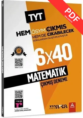 2023 TYT MatemaWk 6x40 Çıkmış ve Çıkabilecek Sorular Deneme kitap kapağı