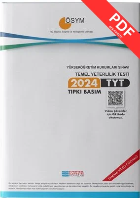 2024 TYT Çıkmış Sorular Video Çözümlü kitap kapağı