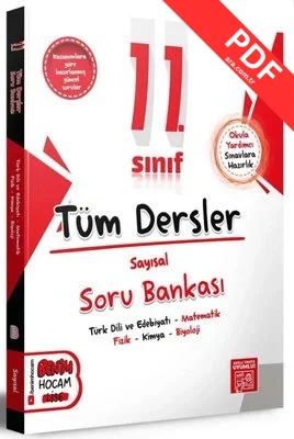 2024 11. Sınıf Sayısal Tüm Dersler Soru Bankası kitap kapağı