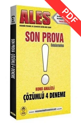 2024 ALES Son Prova Ustalarından 4 Deneme kitap kapağı