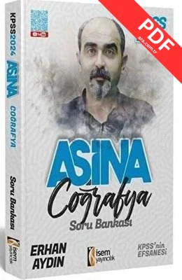 2024 KPSS Aşina Coğrafya Yaprak Test kitap kapağı