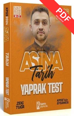 2024 KPSS Aşina Tarih Soru Bankası kitap kapağı